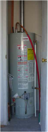 Special sealed combustion / sealed exhaust type water heaters are the only type of water heaters that should be found in Manufactured or Mobil homes -- David's water heater exhaust was not properly connect, as this one is!